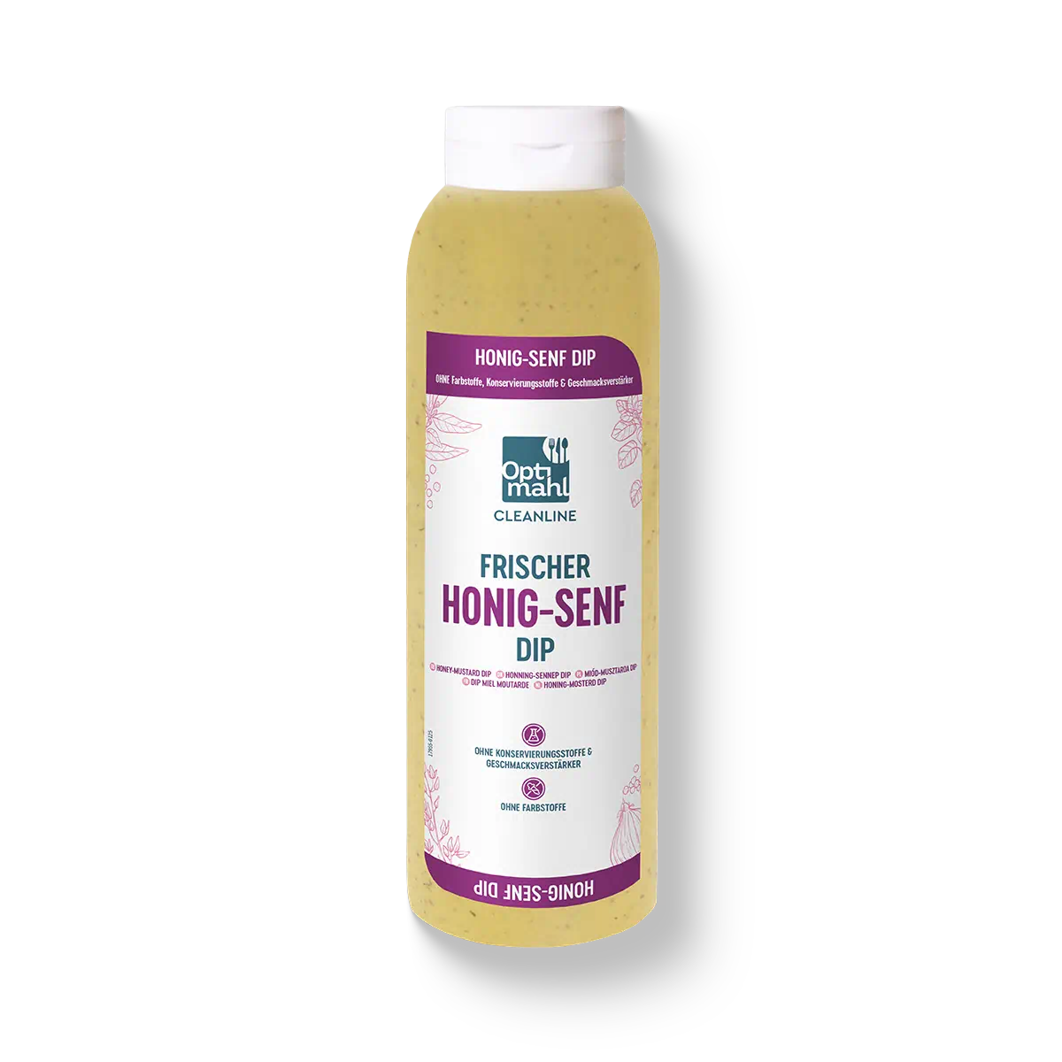 Honig Senf Dip von Optimahl Cleanline in der 1-Liter-Flasche