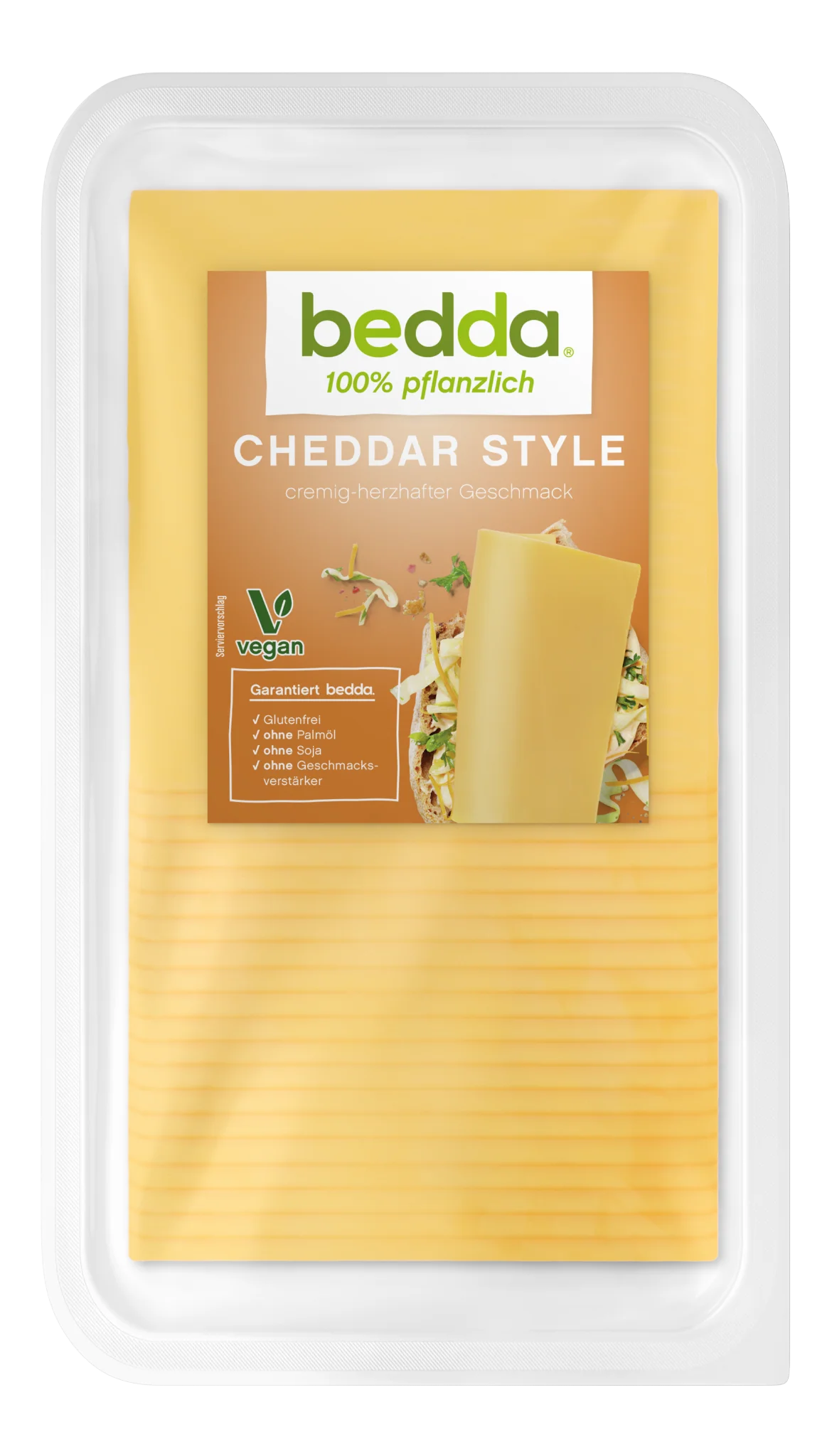 bedda Scheiben Cheddar Style in der 500-g-Packung