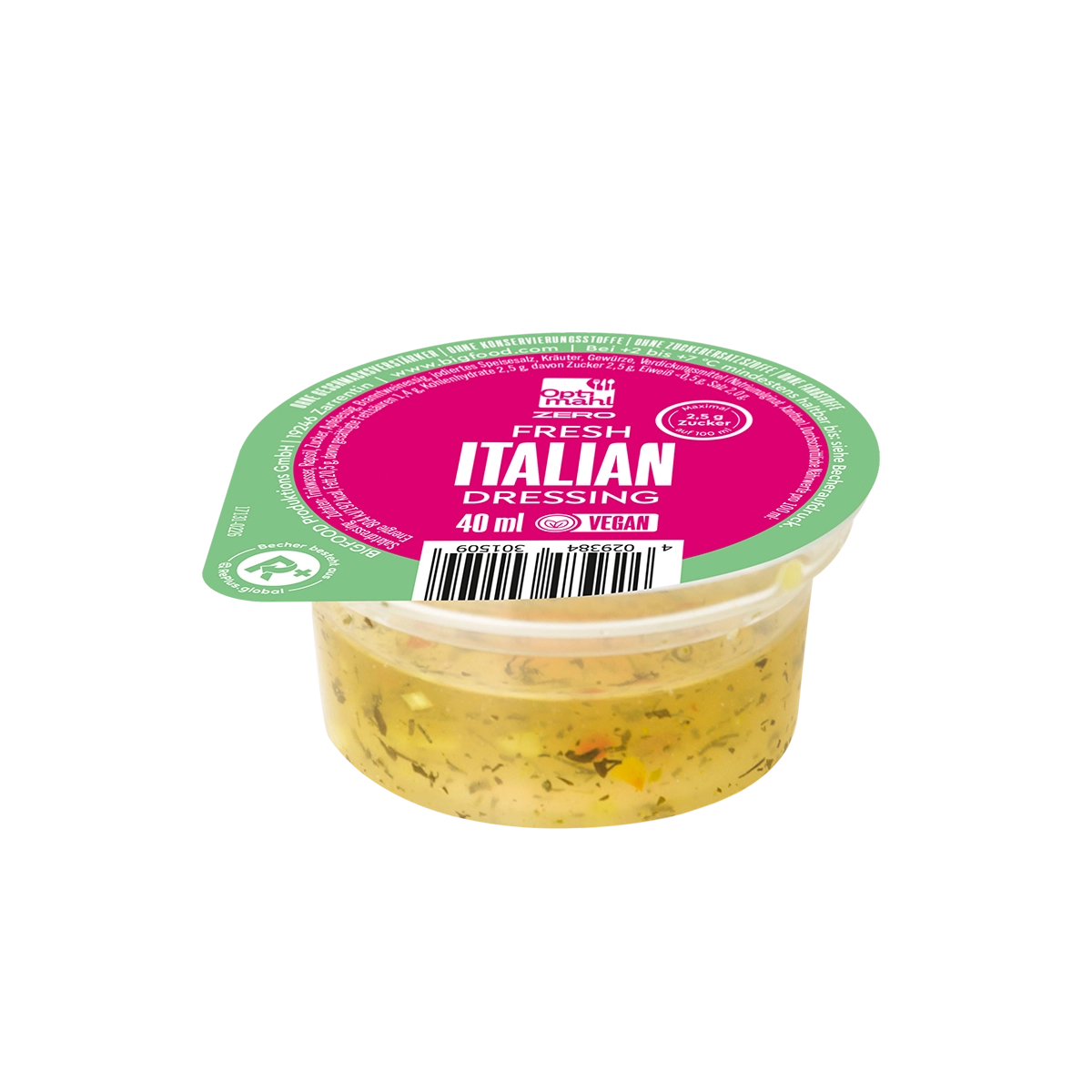 ZERO Italian Dressing von Optimahl ZERO im 40-ml-Becher