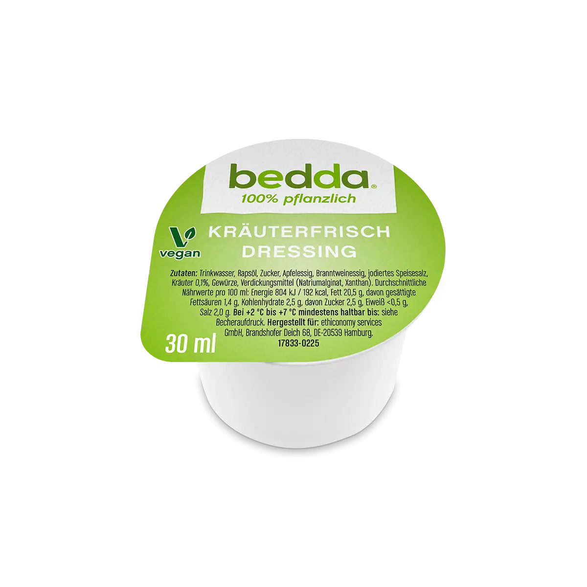 Kräuterfrisch Dressing von bedda im 30-ml-Becher